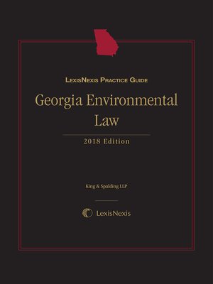cover image of LexisNexis Practice Guide: Georgia Environmental Law